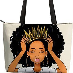 African American Shoulder Handbag